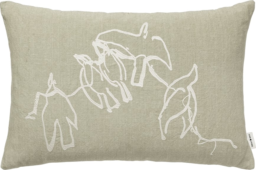 Vuelo Jastučnica dekorativna 60 x 40 cm sivozelena