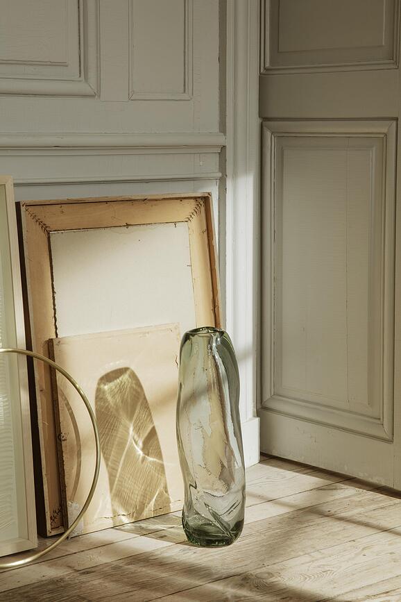 Water Swirl Βάζο, ανακυκλωμένο, ανοιχτό πράσινο