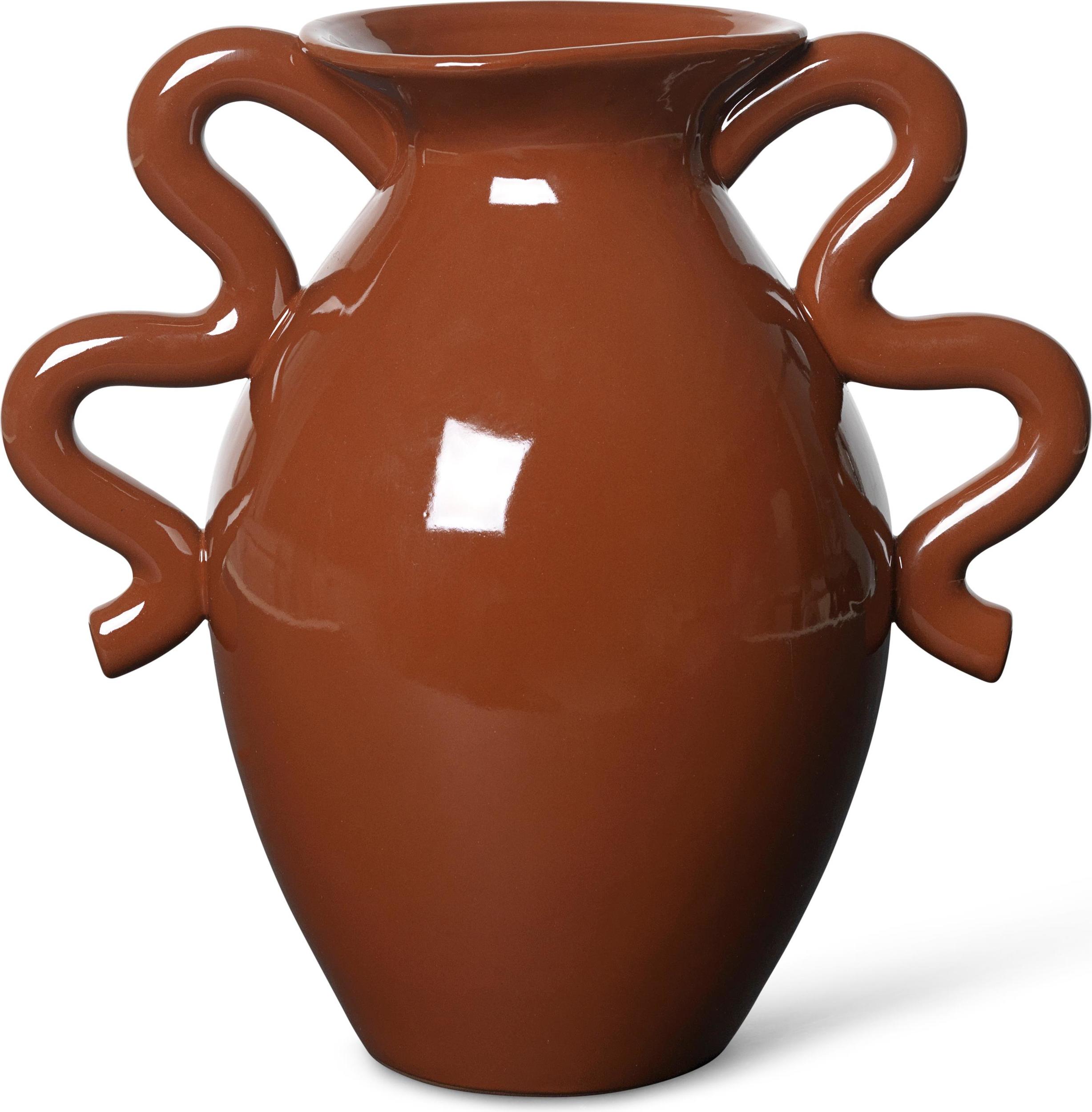 Wazon Verso 27 cm terakota