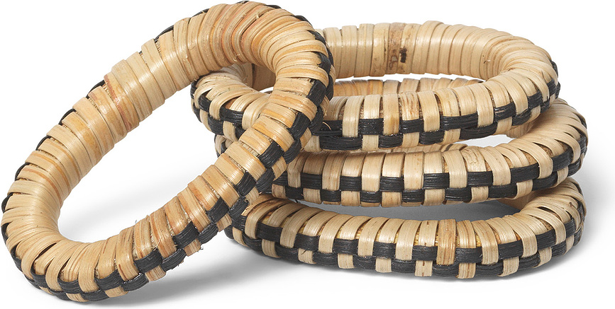 Weave Δαχτυλίδια Πετσέτας, 4 τμχ