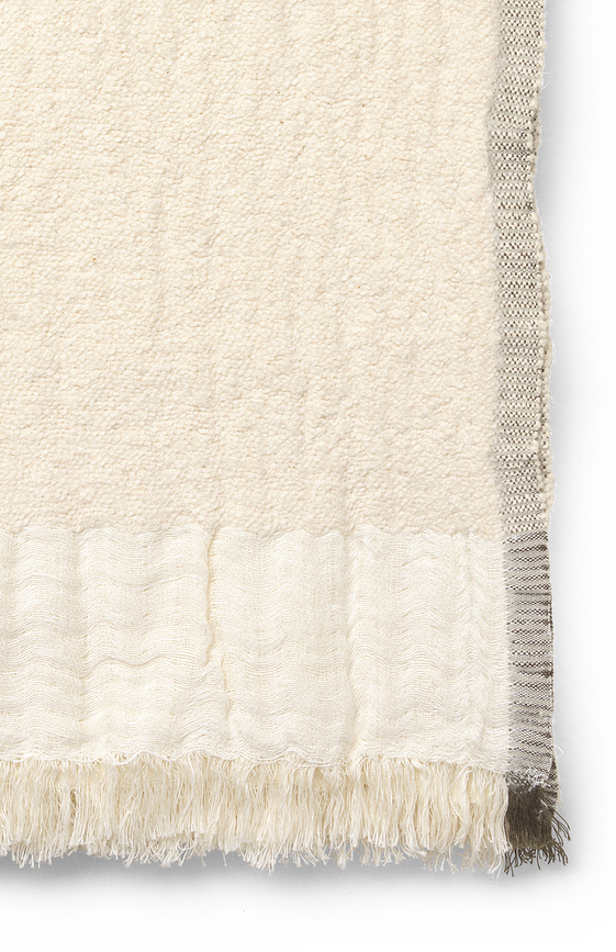 Weaver Plaid 120 x 170 cm, blanc cassé