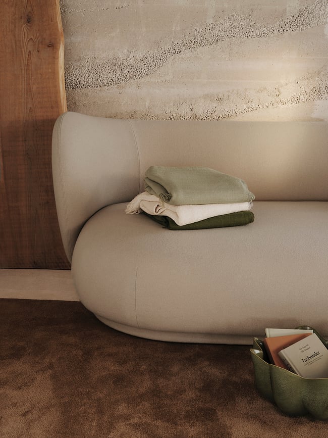 Weaver Prekrivač 120 x 170 cm prljavo bijeli