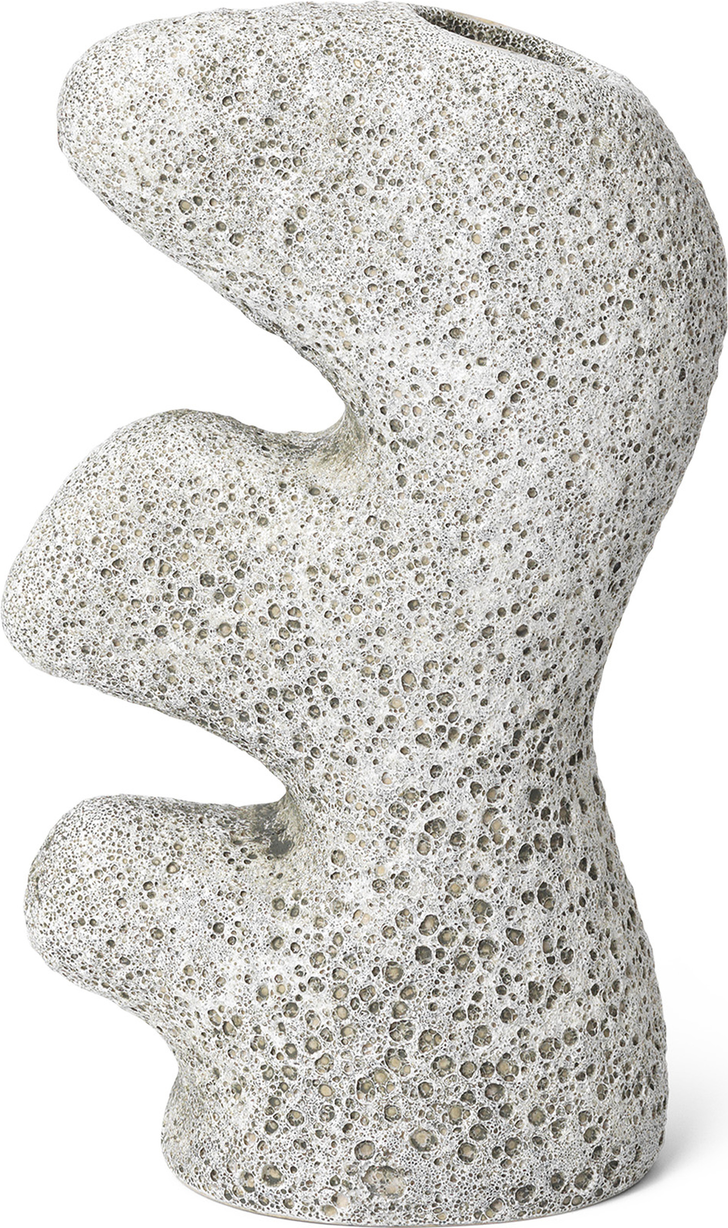 Yara Vase 24 cm hellgrau