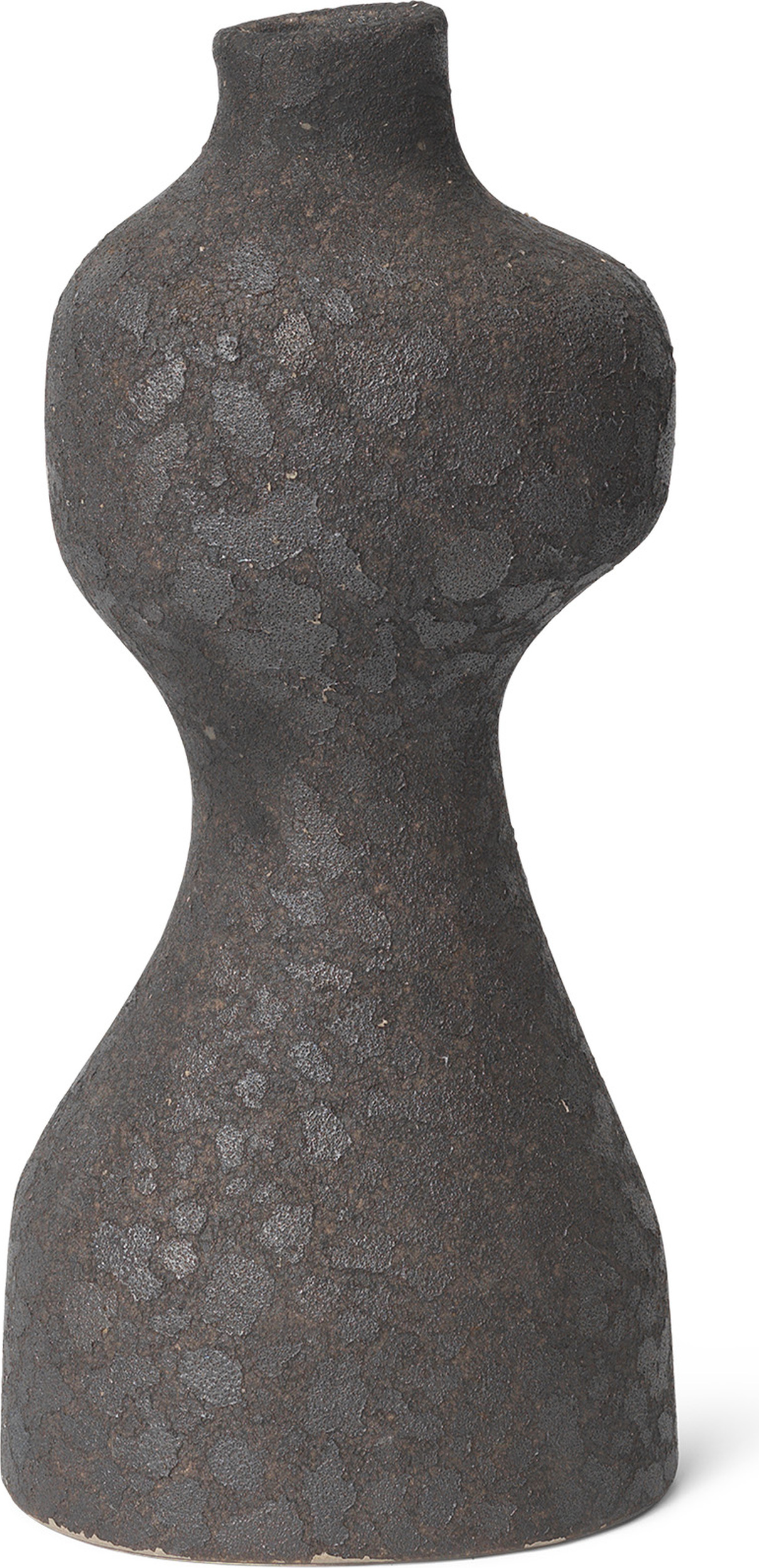 Yara Vase 30,5 cm dunkelgrau