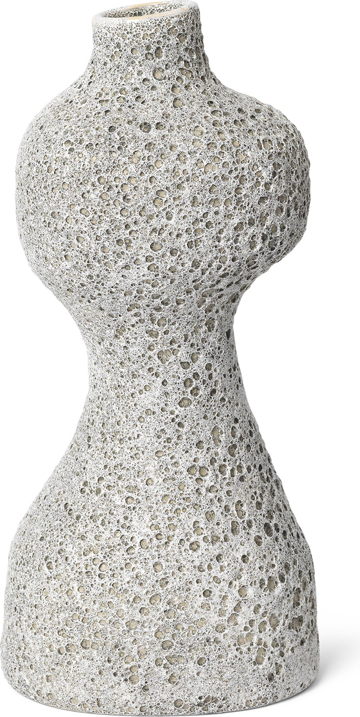 Yara Vase 30,5 cm hellgrau
