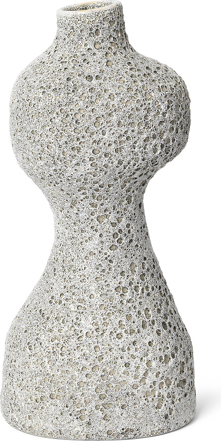 Yara vase 30,5 cm, lysegrå