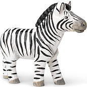 Zabawka Animal zebra z drewna