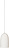 Závesná lampa Speckle 11,6 cm biela