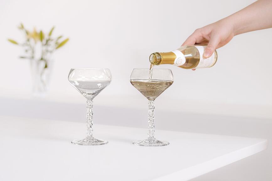 Copas de champán Carat 250 ml, 2 unidades