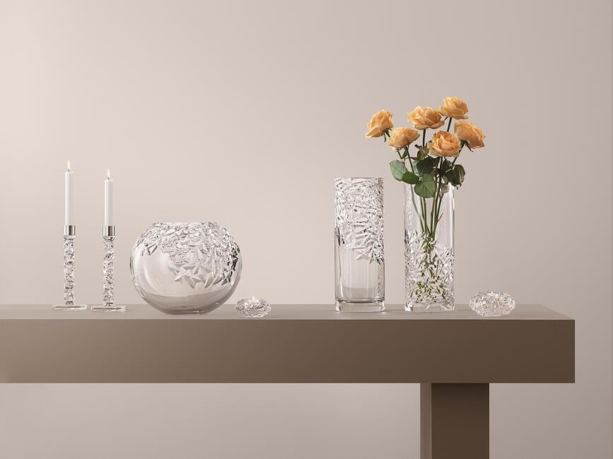 Portavelas Carat, para vela de té, 9,5 cm