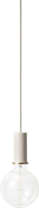 Lámpara Colgante Socket Pendant, pequeña, gris claro