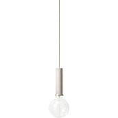Socket Pendant Hanging lamp large light grey