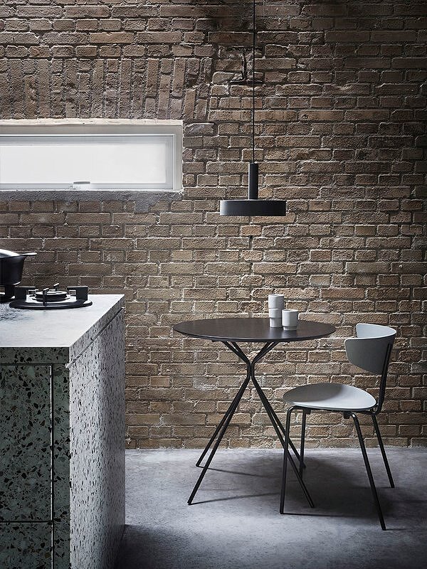 Socket Pendant Suspension, grande, noire