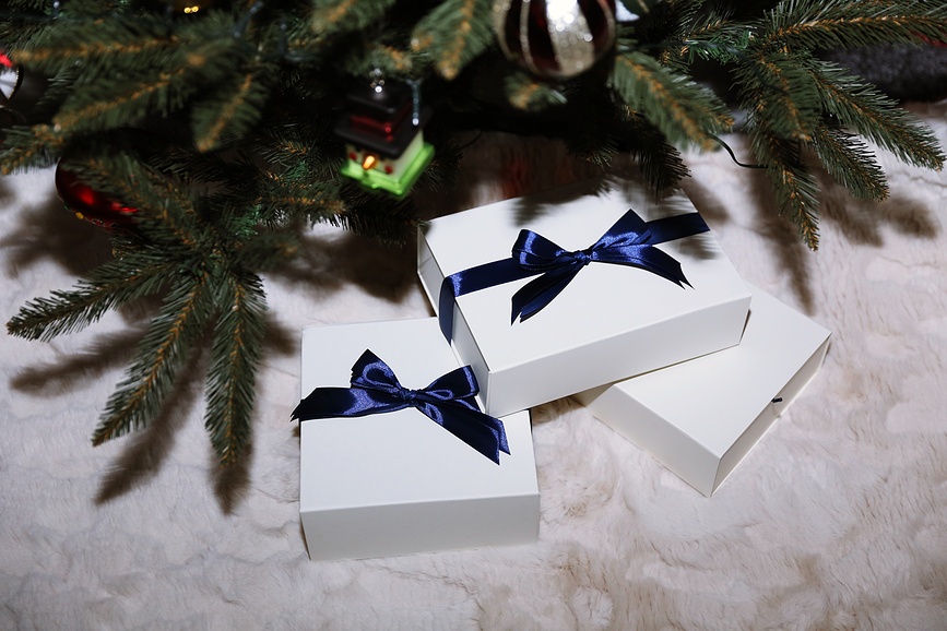 Caja para Regalo magnética Neo M, color marfil