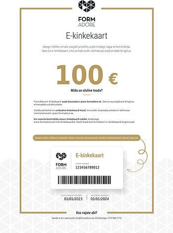 E-karta prezentowa FormAdore.ee