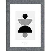 Kyoto Picture frame 13 x 18 cm grey