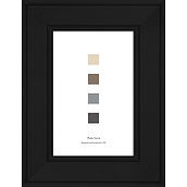 Nuotraukų rėmelis Malmo juodos spalvos 15 x 21 cm