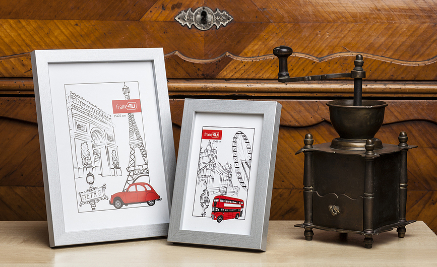 Japan Κορνίζα, 10 x 15 cm, λευκή