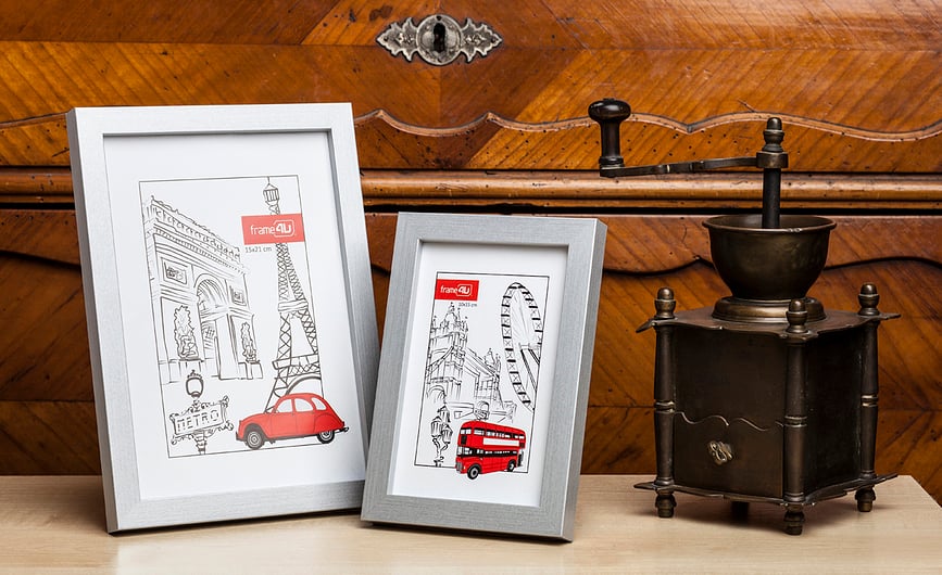 Japan Okvir za slike, 10 x 15 cm, bel