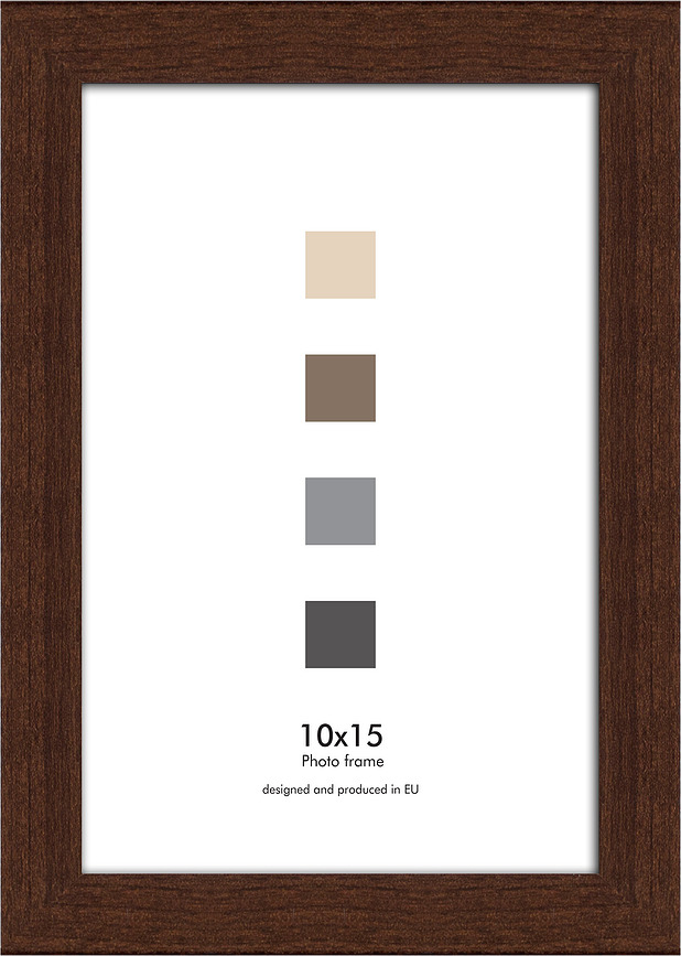 Japan Okvir za slike, 15 x 21 cm, temno rjav