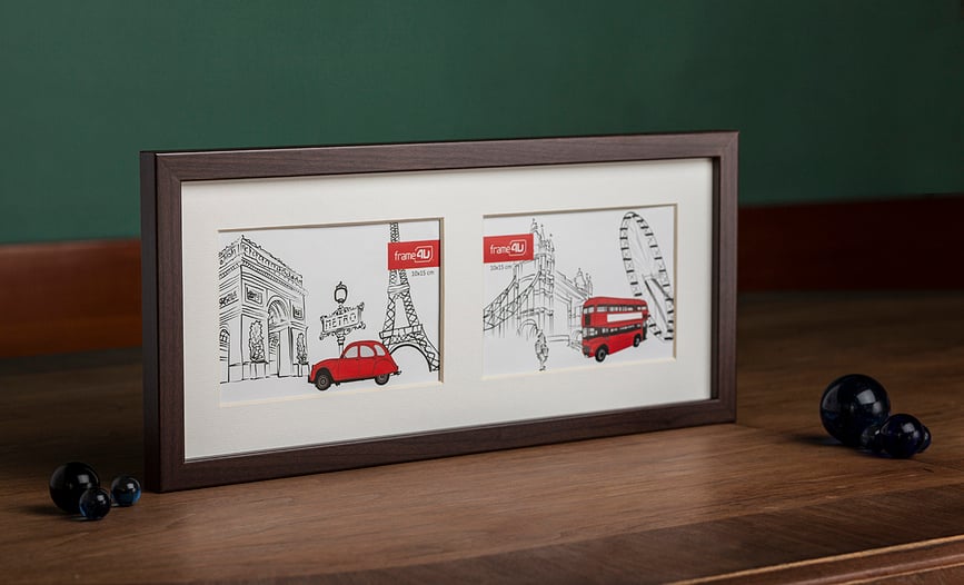 Japan Okvir za slike, 15 x 37 cm, bel