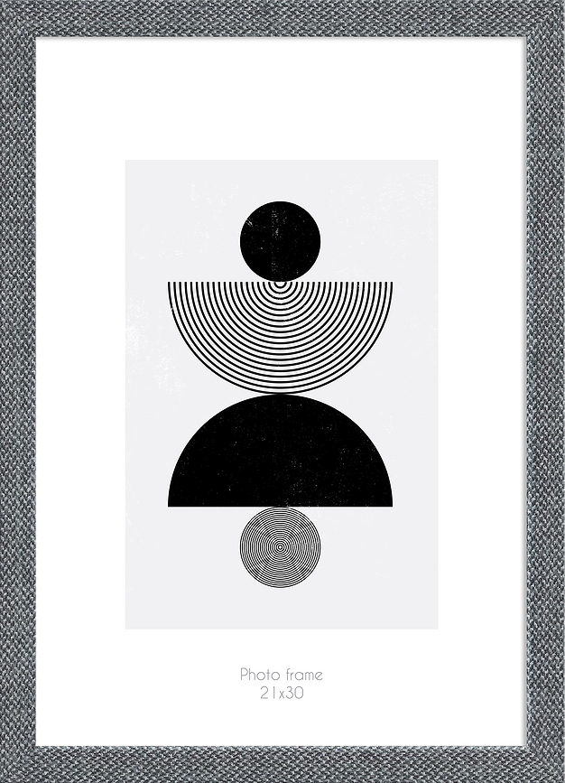 Kyoto Cadre Photo 21 x 30 cm, gris