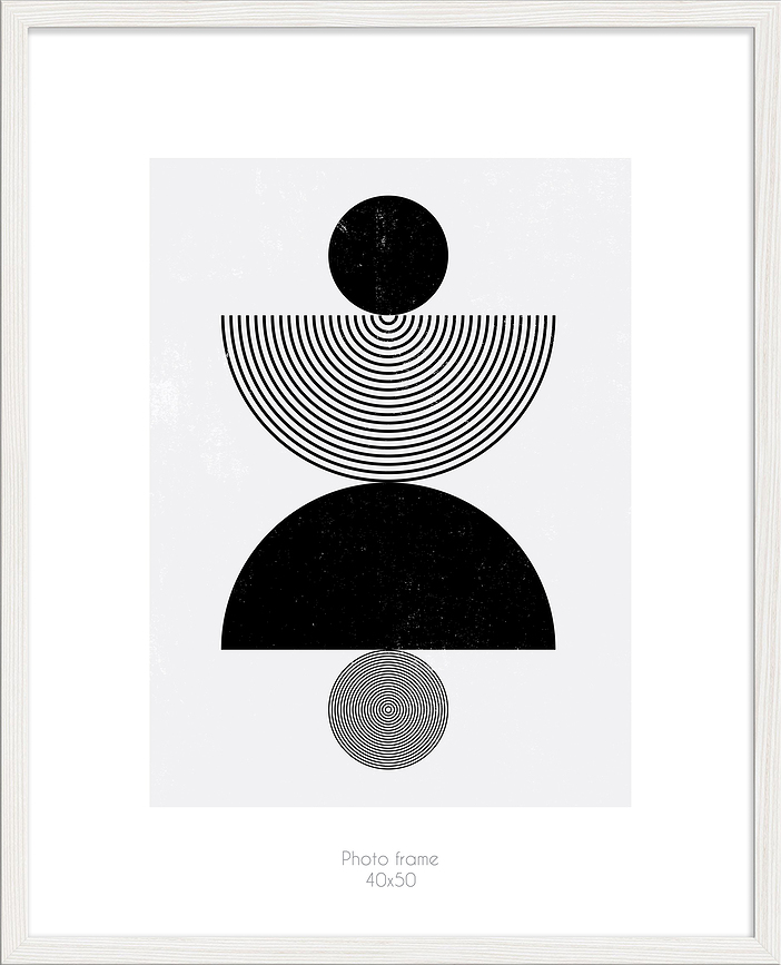 Kyoto Cadre Photo, 40 x 50 cm, blanc