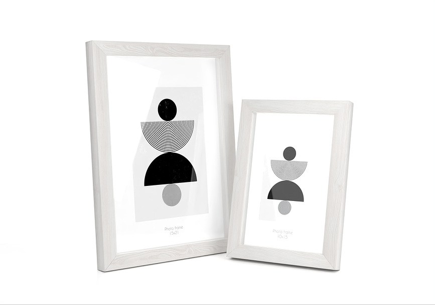 Kyoto Cadre photo 40 x 50 cm, marron