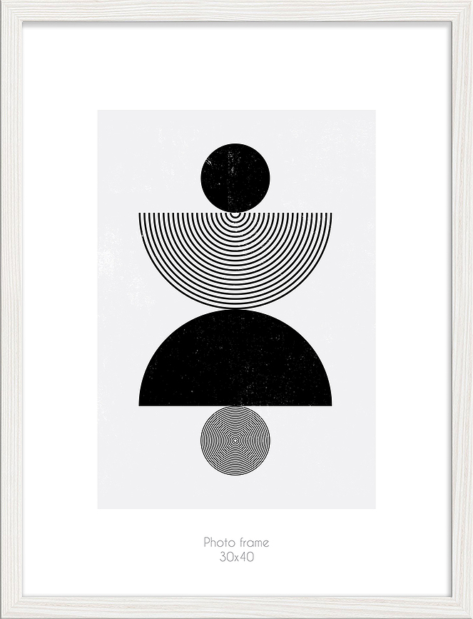 Kyoto Okvir za slike, 30 x 40 cm, bel