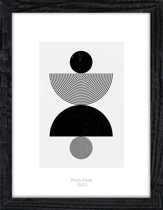 Kyoto Picture frame 18 x 24 cm black