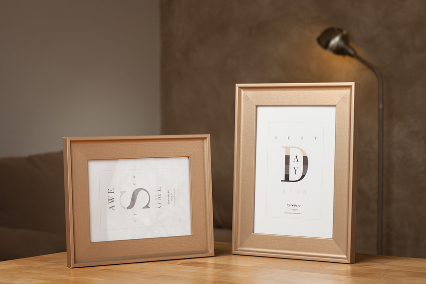 London Cadre Photo 40 x 50 cm, argenté clair