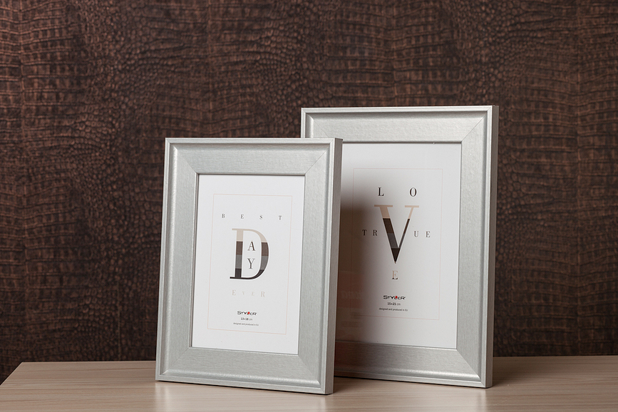 London Κορνίζα, 30 x 40 cm, σκούρο ασημί