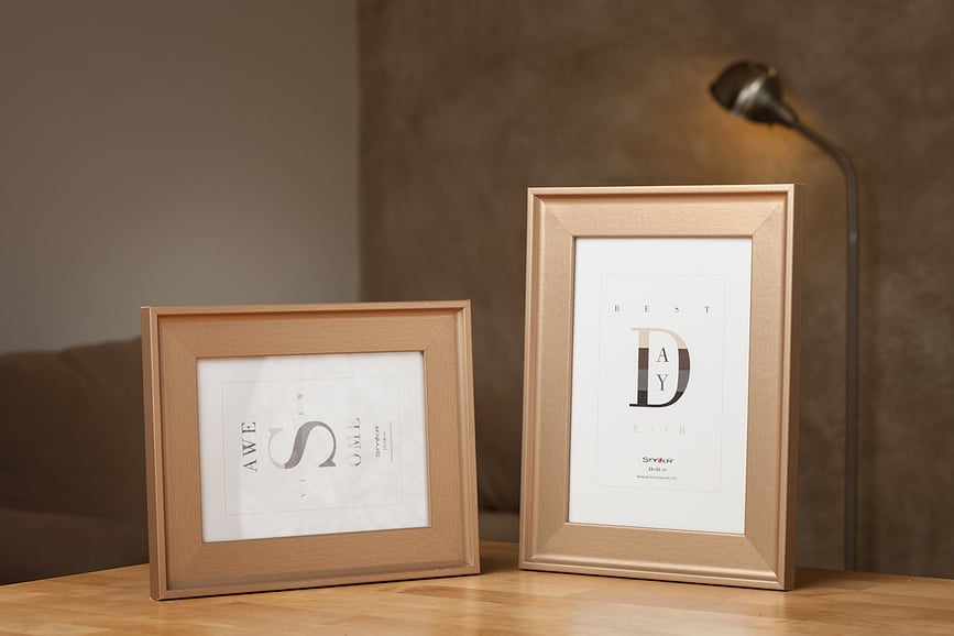 London Okvir, 40 x 50 cm, svetel srebrn