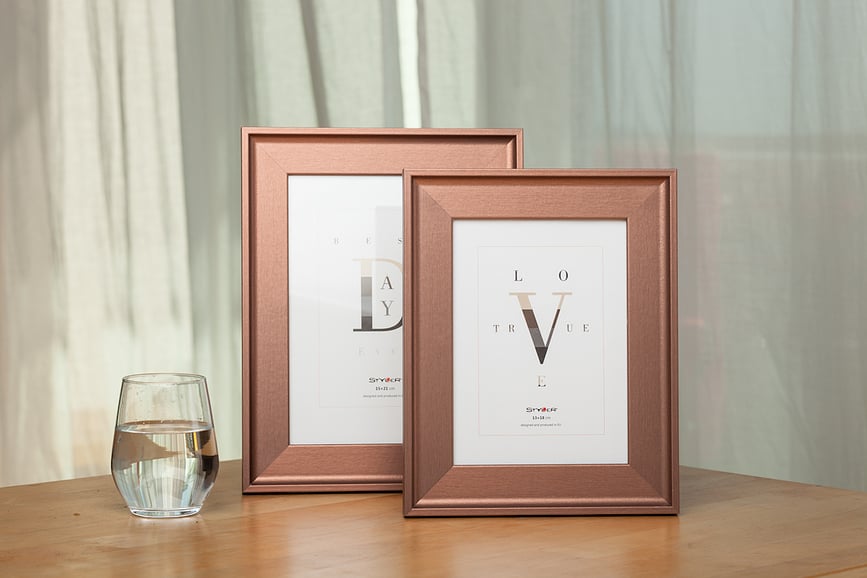 London Okvir, 40 x 50 cm, svetel srebrn