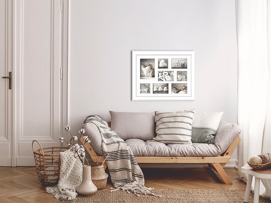 Malmo Okvir za Slike za 8 slika 41 x 51 cm sivi