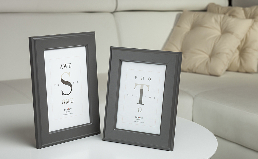 Malmo Okvir za slike, 15 x 21 cm, sivi