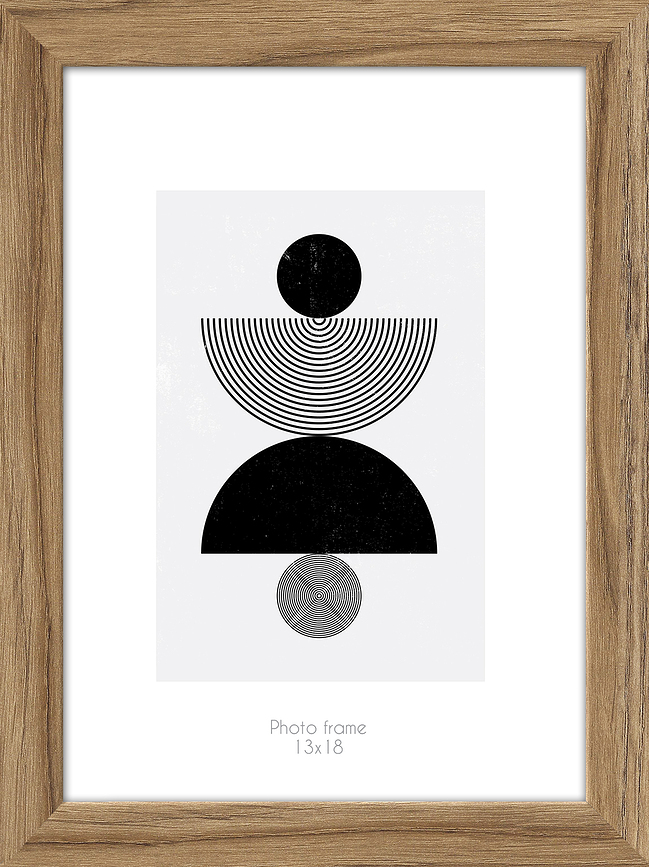 Marco de Fotos Kyoto, 13 x 18 cm, marrón