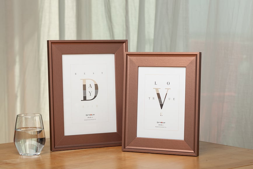 Marco London, 15 x 21 cm, plateado oscuro