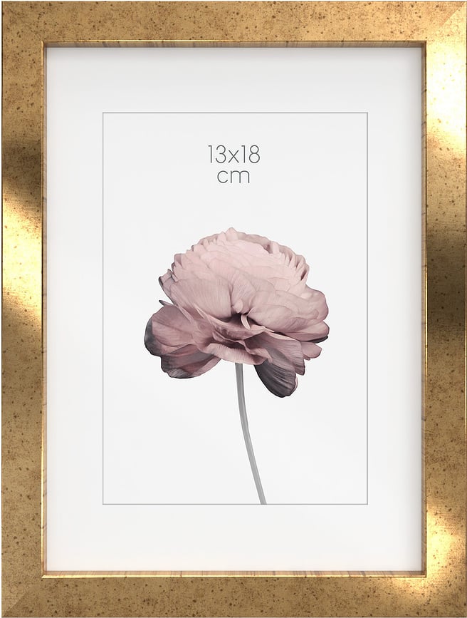 Marco de fotos Prague, 13 x 18 cm, dorado