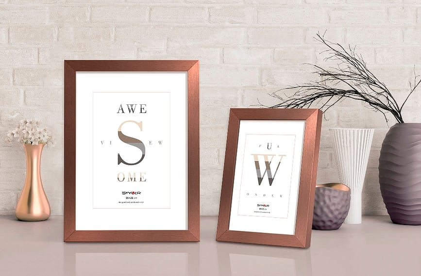 Marco de Fotos Sanremo, 10 x 15 cm, dorado