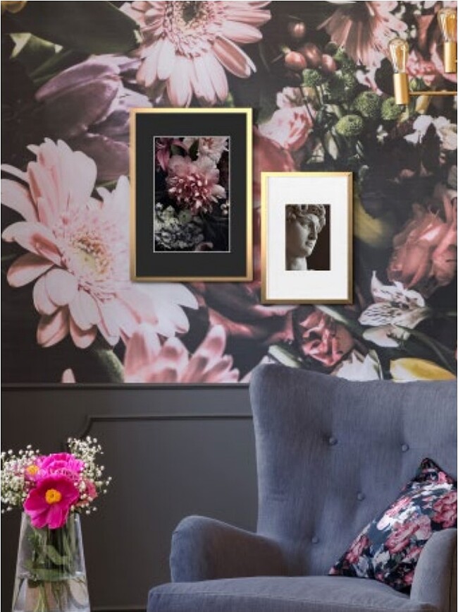 Prague Κορνίζα, 30 x 40 εκ., ασημένια