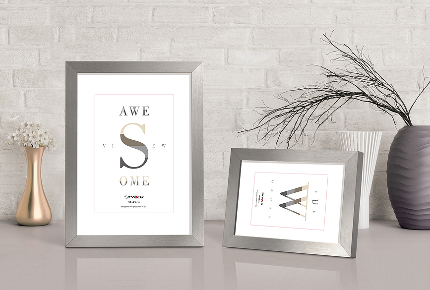 Sanremo Κορνίζα, 13 x 18 cm, σκούρα ασημένια