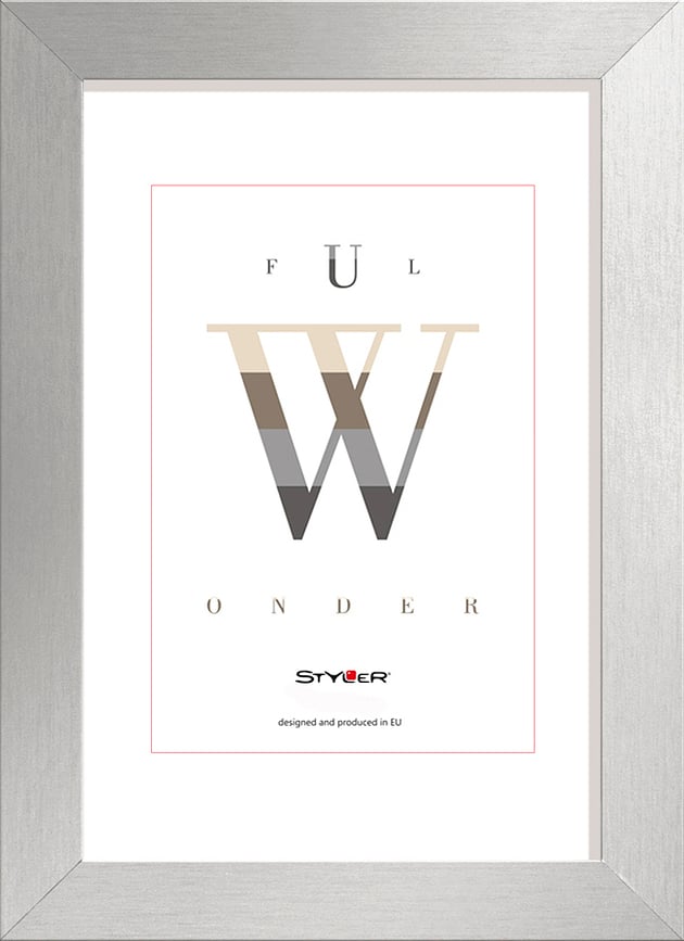 Sanremo Κορνίζα, 18 x 24 cm, ανοιχτό ασημί