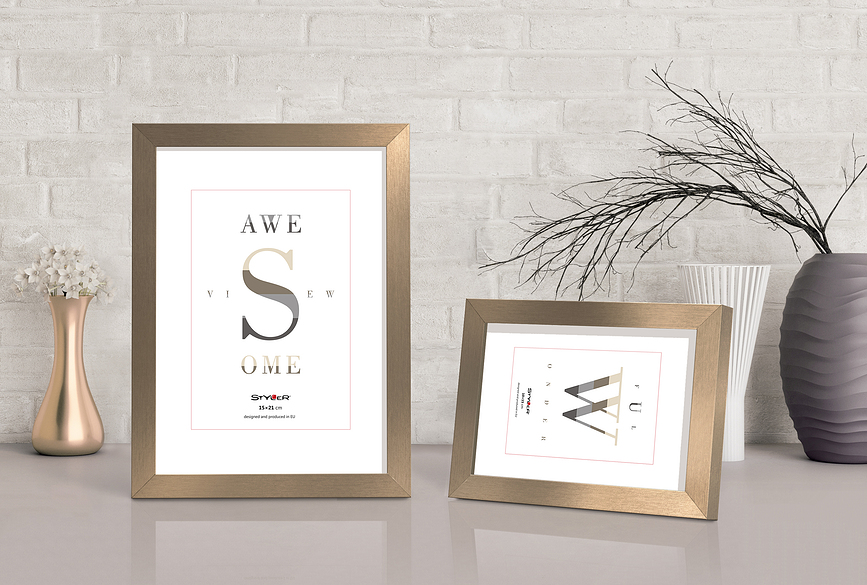 Sanremo Κορνίζα, 30 x 40 cm, χρυσή