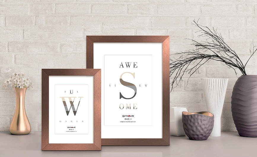 Sanremo Okvir za Slike 18 x 24 cm bakreni