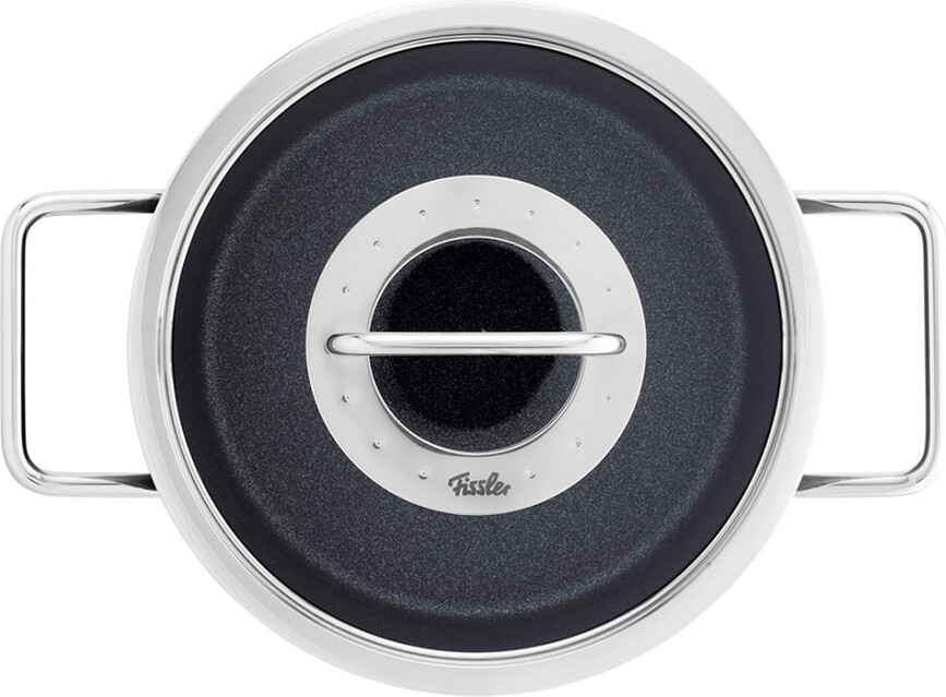 Adamant Faitout et Casserole, avec couvercle en verre, Set 2 pièces