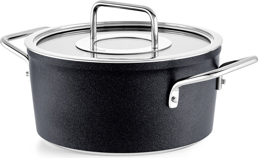 Adamant Lonac visoki 24 cm sa staklenim poklopcem