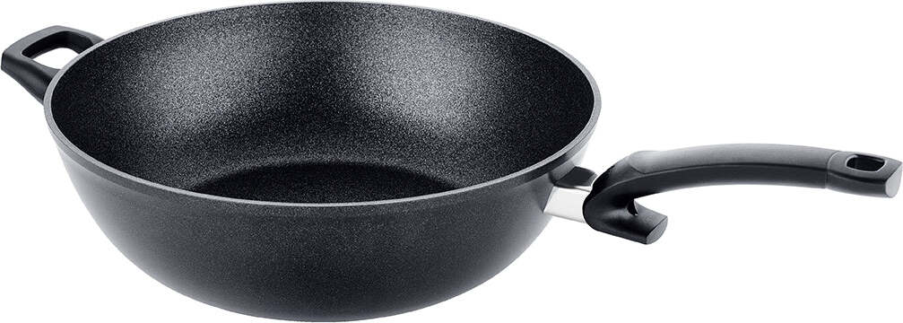 Fissler Wok "Adamant" Aluminium 1 Stk. tlg. kratzfest, Made in Germany
