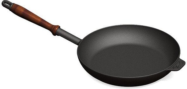 Arcana Gusseisen-Pfanne 28 cm mit Holzgriff
