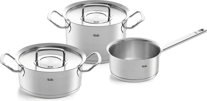 Batería de Cocina Original Profi Collection, con cazo, Set de 3 piezas